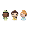 Disney - Cinderella/Belle/Tiana Carrot Pocket Pop! 3-Pack (Pop! Vinyl)