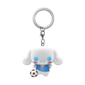 Sanrio - Cinnamoroll With Soccer Ball Flocked Pocket Keychain (Pop! Vinyl)