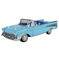 Timeless Legends - 1:18 Scale 1957 Chevy Bel Air Convertible Light Blue (Model Car)