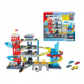 Majorette - City Double Track Garage + 4 Vehicles