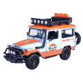 Gulf Collection - 1:24 Scale Off Road - Toyota FJ40 With Gulf Livery (Model Vehicle)