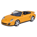 Timeless Legends - 1:24 Scale Porsche 911 Turbo Cabriolet Yellow (Model Car)