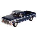 Timeless Legends - 1:24 Scale 1979 Ford F-150 Custom Blue (Model Car)