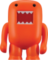 Domo - 4" Black-Light Orange (Vinyl Figure)