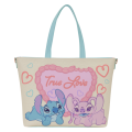 Lilo And Stitch - Stitch And Angel "True Love" (Loungefly Tote Bag)