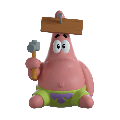 SpongeBob SquarePants - Nail In Head Patrick 4″ Vinyl (Action Figure)