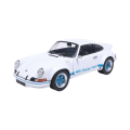 Solido Cars - 1973 Porsche 911 RSR (Blue Carrera Stripes) 1:18 Diecast (Model Car)