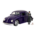 Wednesday TV - VW Beetle With Wednesday 1:24 Scale Diecast (Model Car)