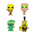 Nightmare Before Christmas - Blacklight Enamel Pin 4-Pack