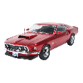 Solido - 1:18 1969 Ford Mustang Boss 429 Red Diecast (Model Car)