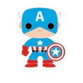 Captain America 4" Enamel Pin (Pop! Vinyl Pin)