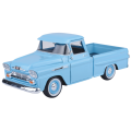 Timeless Legends - 1:24 Scale 1958 Chevy Apache Fleetline Pickup Light Blue (Model Car)