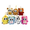 Panda Roll - The Zoo In Hands Plush Keychain Blind Box Display Of 6 (Plush Figure)