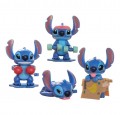 Lilo And Stitch - Stitch Galactic Ace Wind-Up Toy Blind Box Figures Display Of 4 (Action Figure)