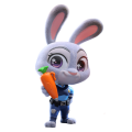 Zootopia - Judy Hopps Velvet Hair Version (Cosbaby Figure)