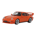 Solido Cars - 1995 Porsche 911 (993) RS Clubsport (Blood Orange) 1:43 Diecast (Model Car)