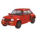 Renault - 1980 Renault 5 Turbo Red (Brick Kit)