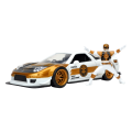 Power Rangers - 2002 Honda NSX 1:24 With White Ranger Figure (Model Vehicle)