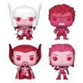 Marvel Comics: Valentines 2024 - Pink Pocket Pop 4-Pack Heart Box (Pop! Vinyl)