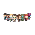 Marvel - Disney+ TV Cosbi Bobble-Head Collection Series 1 Display Of 8 (Cosbi Collection)