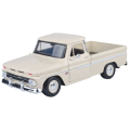 Timeless Legends - 1:24 Scale 1966 Chevy C10 Fleetside Pickup Cream (Model Vehicle)