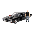 Hollywood Rides - 1970 Dodge Charger With Dom Toretto 1:24 Scale Diecast (Model Car)
