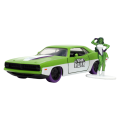 Marvel Comics - 1973 Plymouth Barracuda 1:32 Scale With She-Hulk Figure (Model Vehicle)