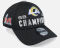 Los Angeles Rams NFL Super Bowl Champions 9FORTY Black Adjustable (Hat)