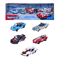 Majorette - 1:64 Vintage Racing 5 Vehicle Giftpack (Model Car)