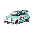 Solido - 1:18 2025 Fiat 595 Abarth Liberty Walk Body Kit Diecast (Model Car)