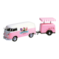 Volkswagen Collection - 1:24 VW Type 2 Delivery Van And  Refrigeration Trailer Die-Cast (Model Car)