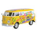Volkswagen Collection - 1:24 Scale Volkswagen Type 2 T1 Delivery Van Flower Power 2 (Model Vehicle)