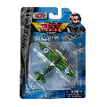 Sky Wings - 3.5″ Spitfire Die Cast Plane Replica (Green) (Model Vehicle)