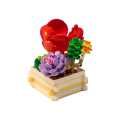 Succulent Garden - Scarlet Whisper 284 Pieces (Buildable Set)
