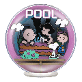 Peanuts - Snoopy Cool Pool Wooden Theatre 21 Pieces (Construction Set)