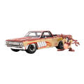 Looney Tunes - Chevy El Camino With Tassie Devil 1:24 Scale Diecast (Model Car)