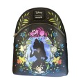 Alice In Wonderland (1951) - Alice And Cheshire Cat Floral Glow Mini (Loungefly Backpack)