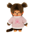 Monchhichi - Girl In Fluffy Sweater (Plush Toy)