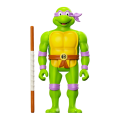 Teenage Mutant Ninja Turtles TV'87 - Donatello Toon 3.75'' ReAction (Action Figure)
