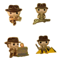 Indiana Jones: Raiders Of The Lost Ark - Indy Set Enamel Pin 4-Pack