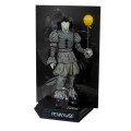 Welcome To Derry - Pennywise (Black And White) Movie Maniacs 6" Posed Figure (Statue)