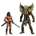 Conan: Tower Of The Elephant - Young Conan And Yag Kosha 2-Pack (Action Figure)