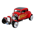 Timeless Legends - 1:18 1932 Ford Hot Rod Platinum Red (Model Car) 
