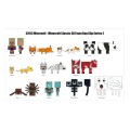Minecraft - Series 2 3D Foam Bag Clips Blind Bag Display Of 24