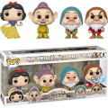 Snow White 1937 - Snow White, Dopey, Sleepy, Grumpy Diamond Glitter 4-Pack (Pop! Vinyl)