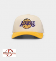 Los Angeles Lakers NBL Vintage Cream Pro Crown Snapback (Hat)