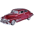 Timeless Legends - 1:24 Scale 1948 Chevy Aerosedan Fleetline [Red] (Model Vehicle)