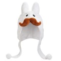 Kozik - Stache Labbit White Hat