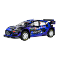 Solido Cars - 1:18 Ford Puma Rally1 Hybrid Blue #9 Serderidis /Miclotte Rally Kenya 2022 (Model Car)