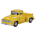 Timeless Legends - 1:24 Scale 1955 Ford F-100 Pickup Yellow (Model Vehicle)